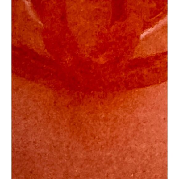 Asian-Inspired Hand-Painted Ceramic Vases – Burnt Orange with a Bamboo Design - Picture 8 of 9